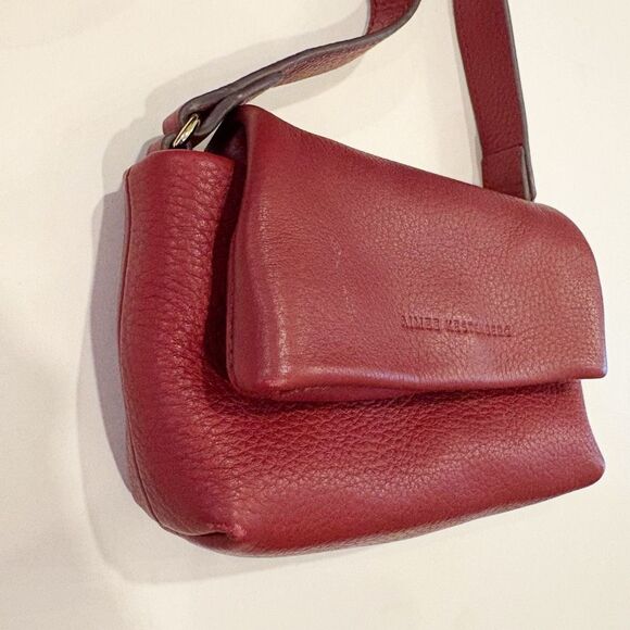 Aimee Kestenberg Leather Crossbody Handbag Burgundy - Picture 6 of 9
